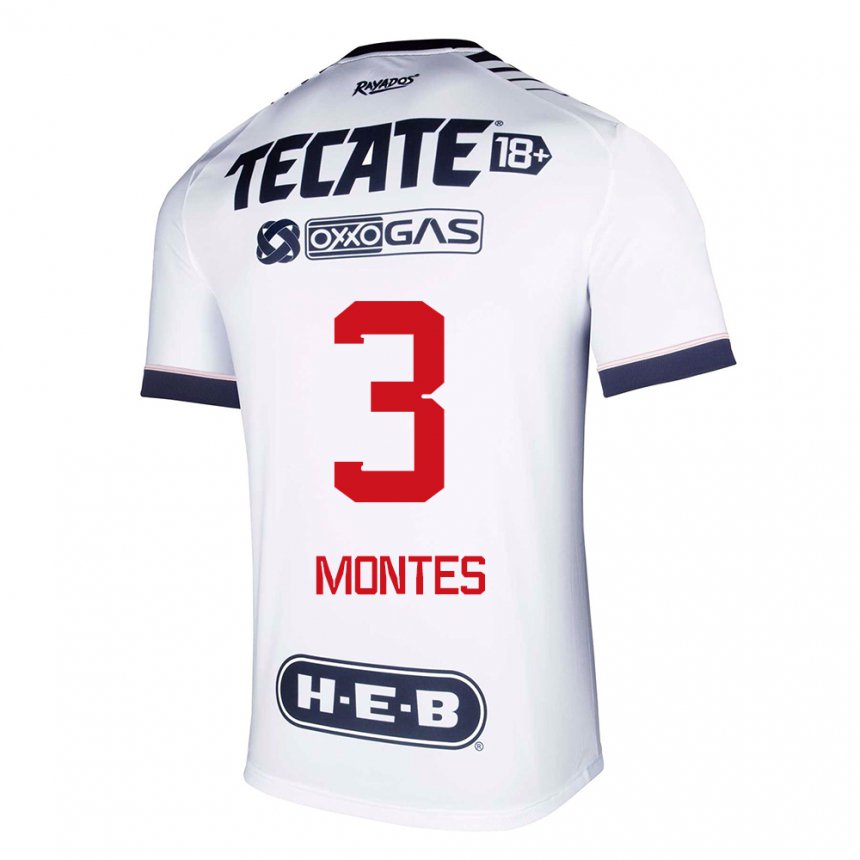 Herren Cesar Montes #3 Weißer Raum Heimtrikot Trikot 2022/23 T-shirt Belgien