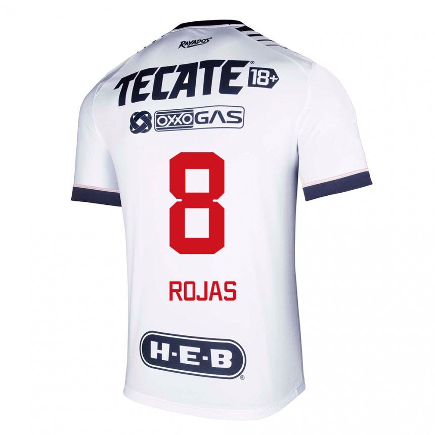 Homme Maillot Joao Rojas #8 Espace Blanc Tenues Domicile 2022/23 T-shirt Belgique
