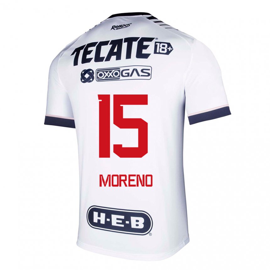 Homme Maillot Hector Moreno #15 Espace Blanc Tenues Domicile 2022/23 T-shirt Belgique
