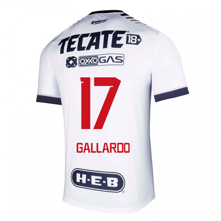 Homme Maillot Jesus Gallardo #17 Espace Blanc Tenues Domicile 2022/23 T-shirt Belgique