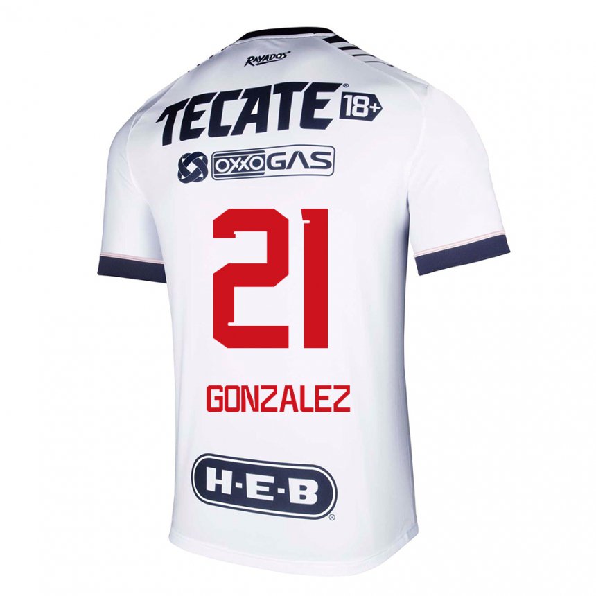 Homme Maillot Alfonso Gonzalez #21 Espace Blanc Tenues Domicile 2022/23 T-shirt Belgique