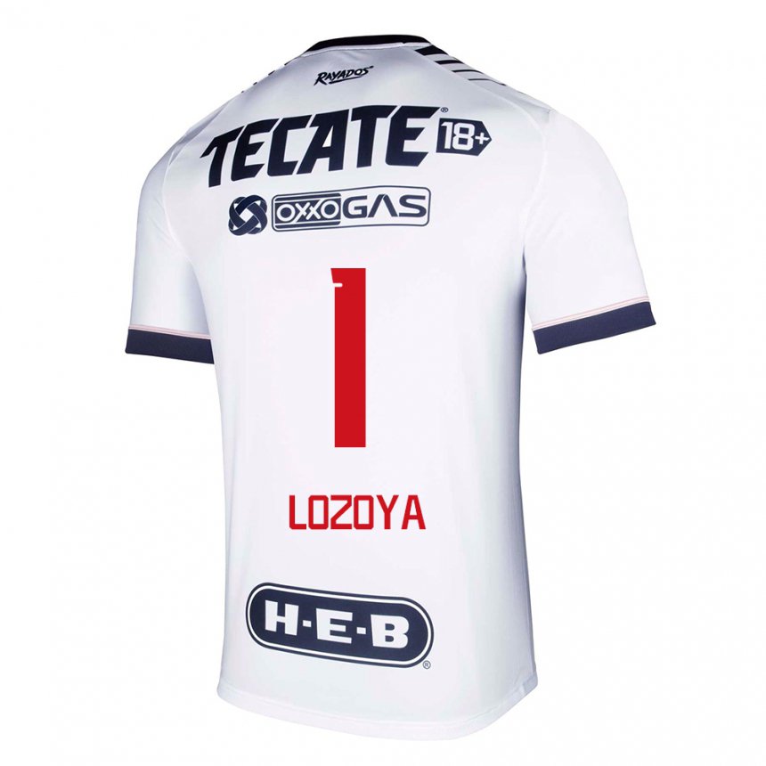 Homme Maillot Claudia Lozoya #1 Espace Blanc Tenues Domicile 2022/23 T-shirt Belgique