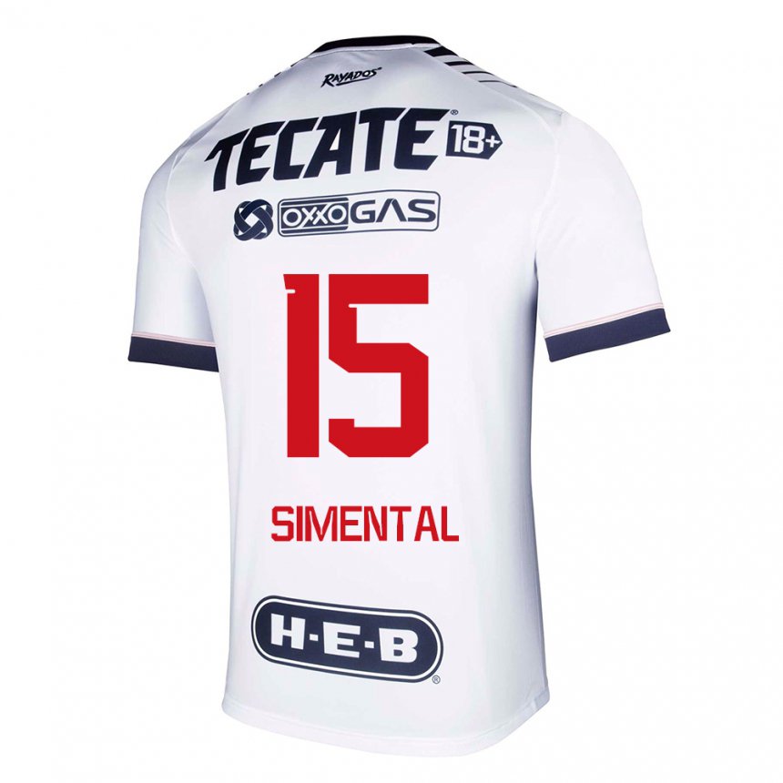 Homme Maillot Samantha Simental #15 Espace Blanc Tenues Domicile 2022/23 T-shirt Belgique
