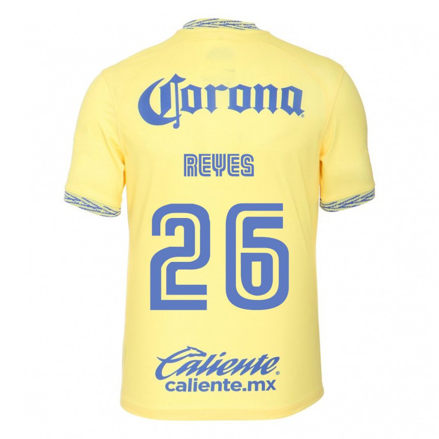 Herren Salvador Reyes #26 Zitronengelb Heimtrikot Trikot 2022/23 T-shirt Belgien