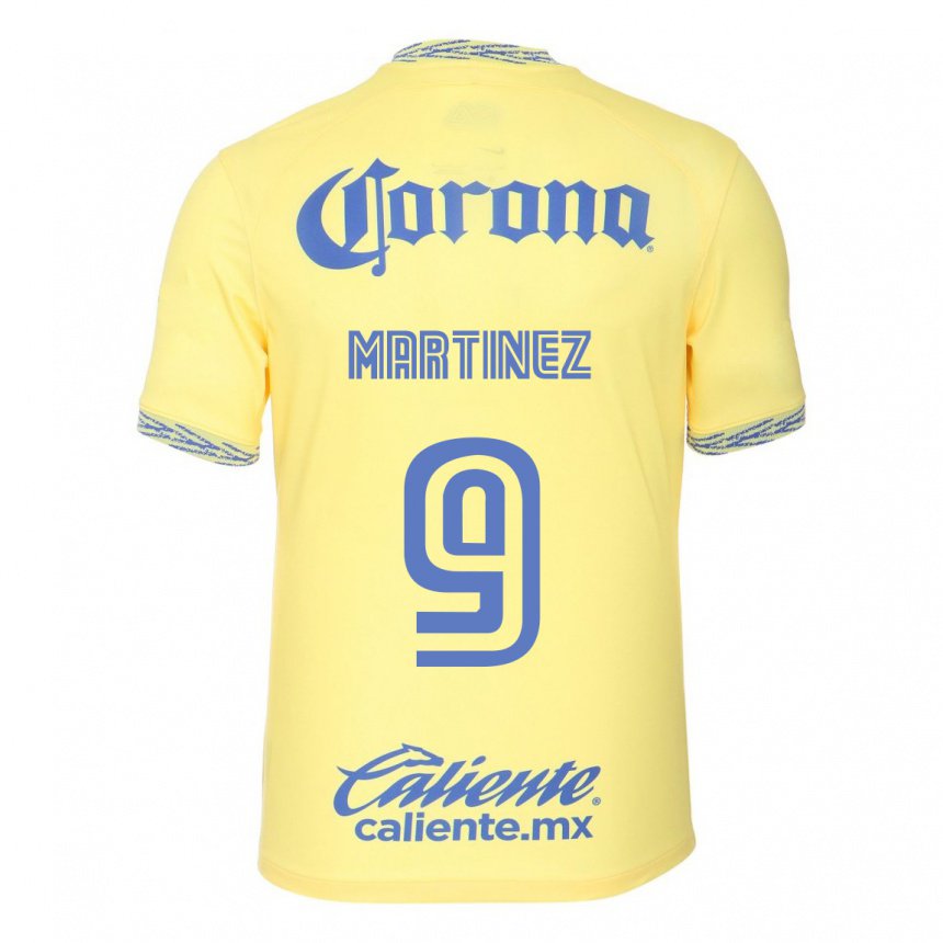 Herren Katty Martinez #9 Zitronengelb Heimtrikot Trikot 2022/23 T-shirt Belgien