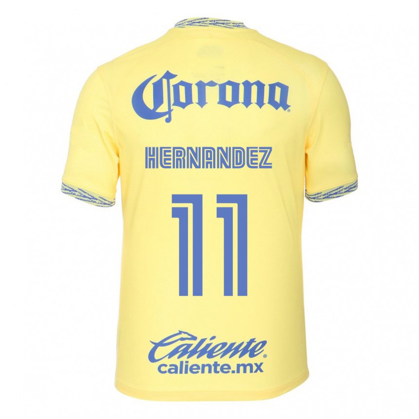 Herren Montserrat Hernandez #11 Zitronengelb Heimtrikot Trikot 2022/23 T-shirt Belgien