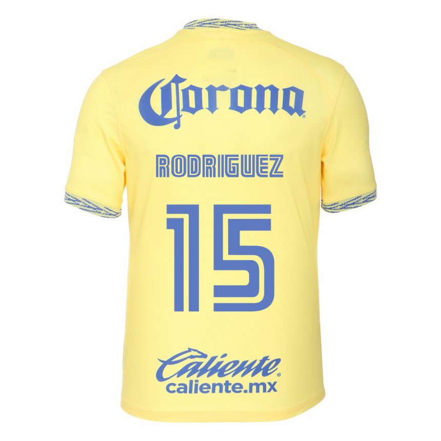 Herren Kimberly Rodriguez #15 Zitronengelb Heimtrikot Trikot 2022/23 T-shirt Belgien