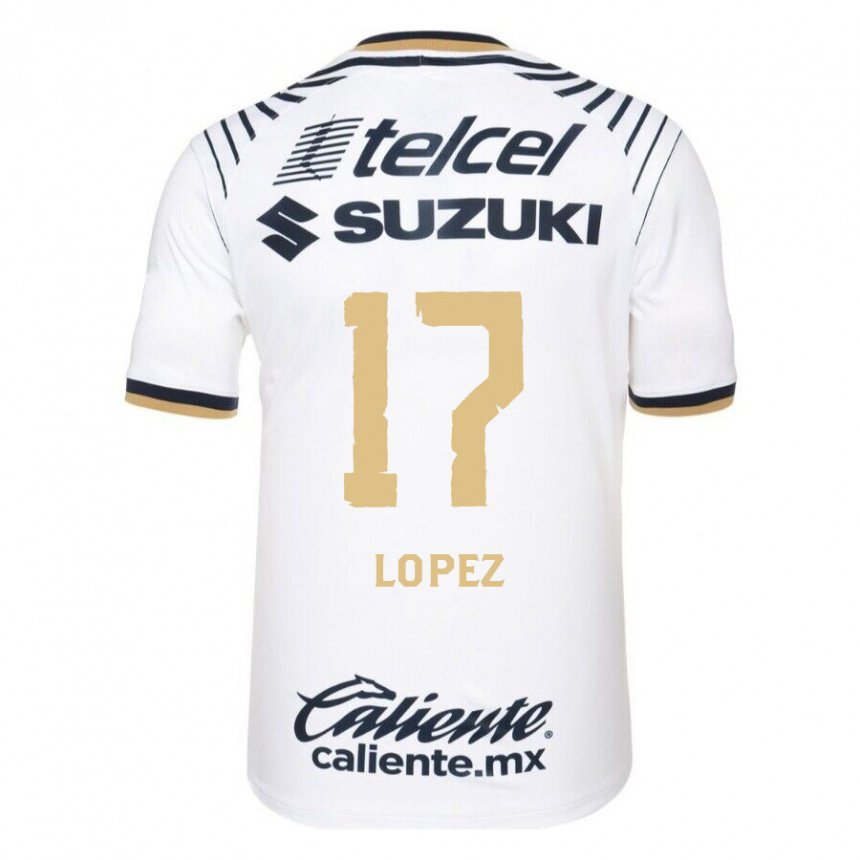 Herren Leonel Lopez #17 Weißes Denim Heimtrikot Trikot 2022/23 T-shirt Belgien
