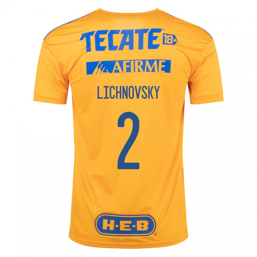 Herren Igor Lichnovsky #2 Hummel Gelb Heimtrikot Trikot 2022/23 T-shirt Belgien