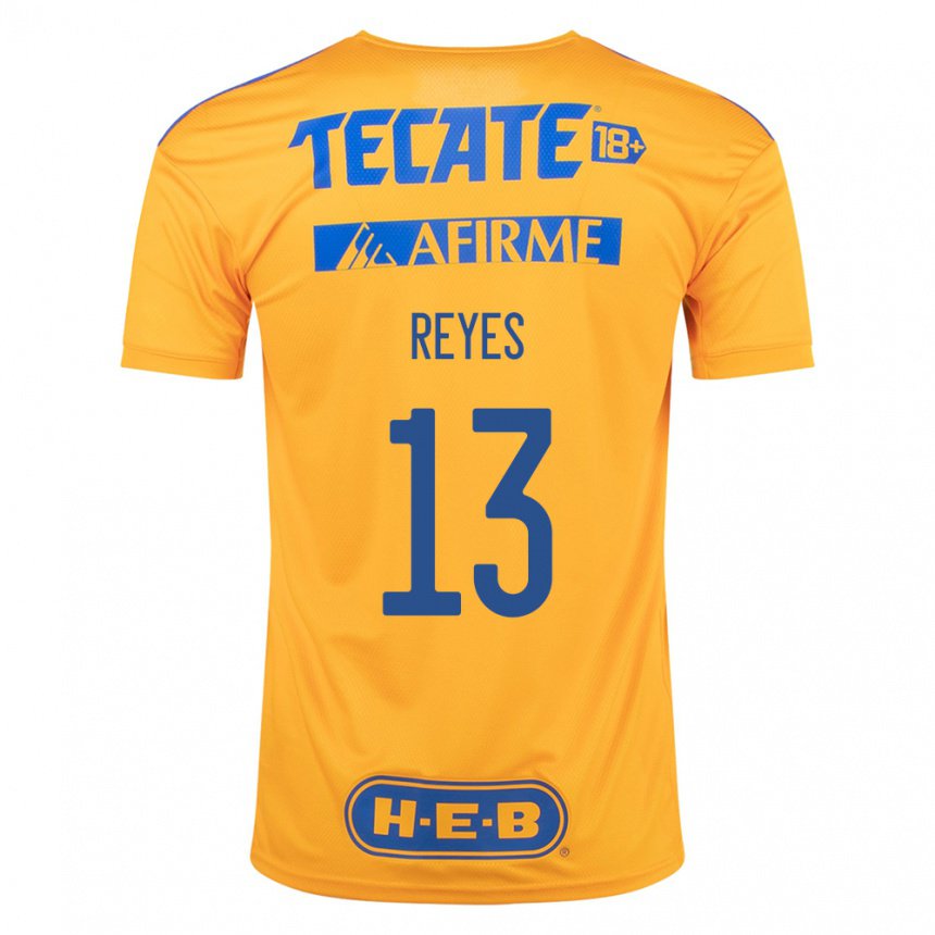 Homme Maillot Diego Reyes #13 Bourdon Jaune Tenues Domicile 2022/23 T-shirt Belgique