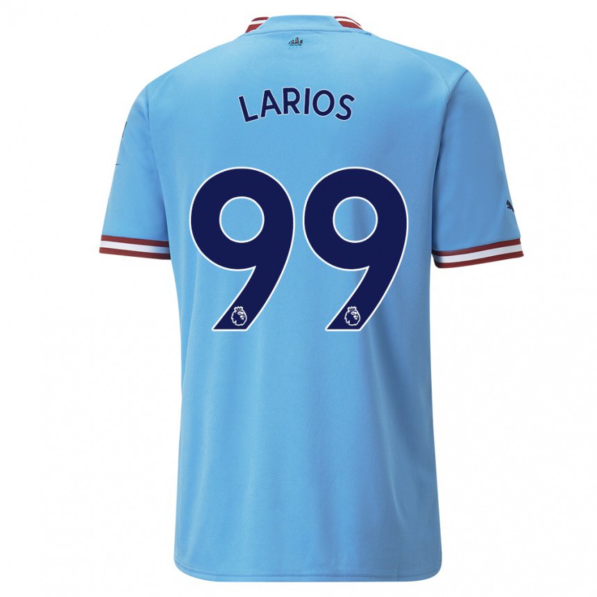 Herren Juan Larios #99 Blau Rot Heimtrikot Trikot 2022/23 T-shirt Belgien