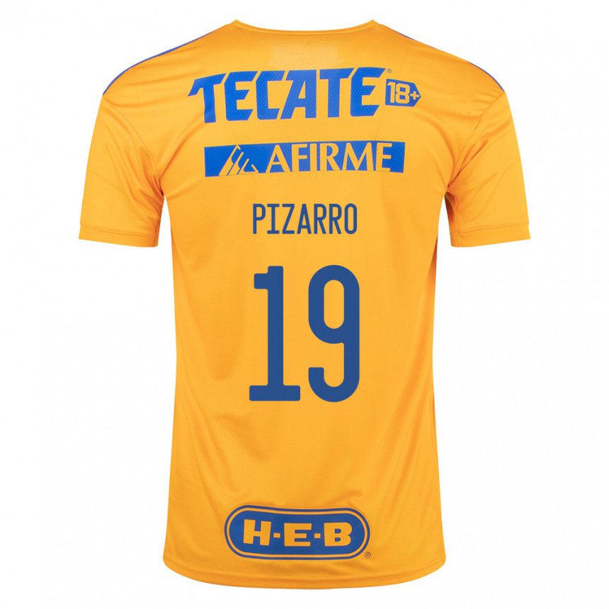 Herren Guido Pizarro #19 Hummel Gelb Heimtrikot Trikot 2022/23 T-shirt Belgien