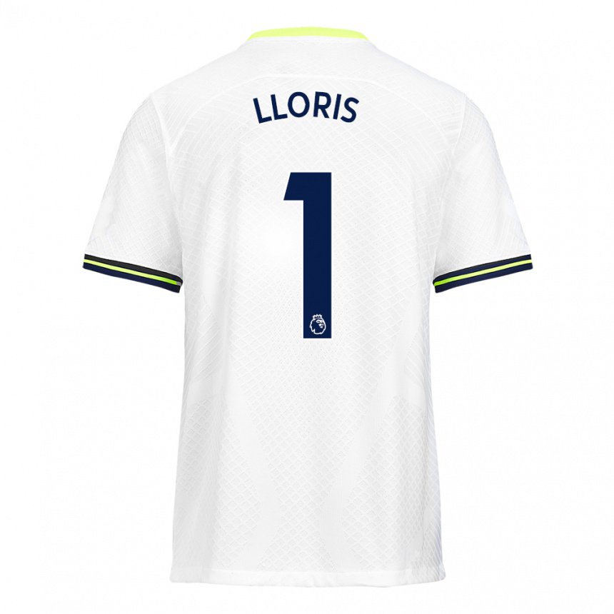 Herren Hugo Lloris #1 Weiß Grün Heimtrikot Trikot 2022/23 T-shirt Belgien