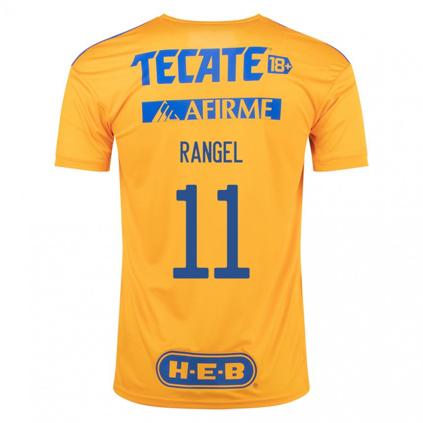 Homme Maillot Nayeli Rangel #11 Bourdon Jaune Tenues Domicile 2022/23 T-shirt Belgique