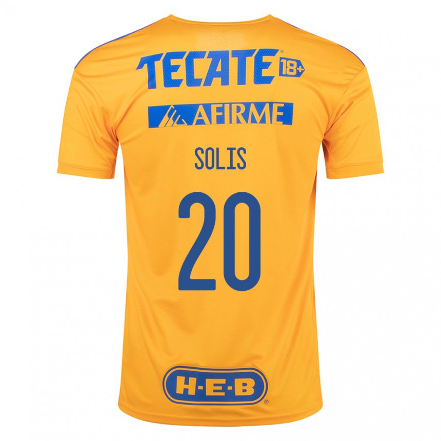 Homme Maillot Ofelia Solis #20 Bourdon Jaune Tenues Domicile 2022/23 T-shirt Belgique
