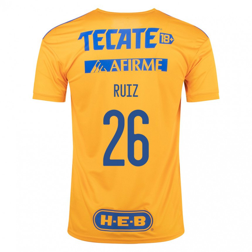 Herren Michel Ruiz #26 Hummel Gelb Heimtrikot Trikot 2022/23 T-shirt Belgien