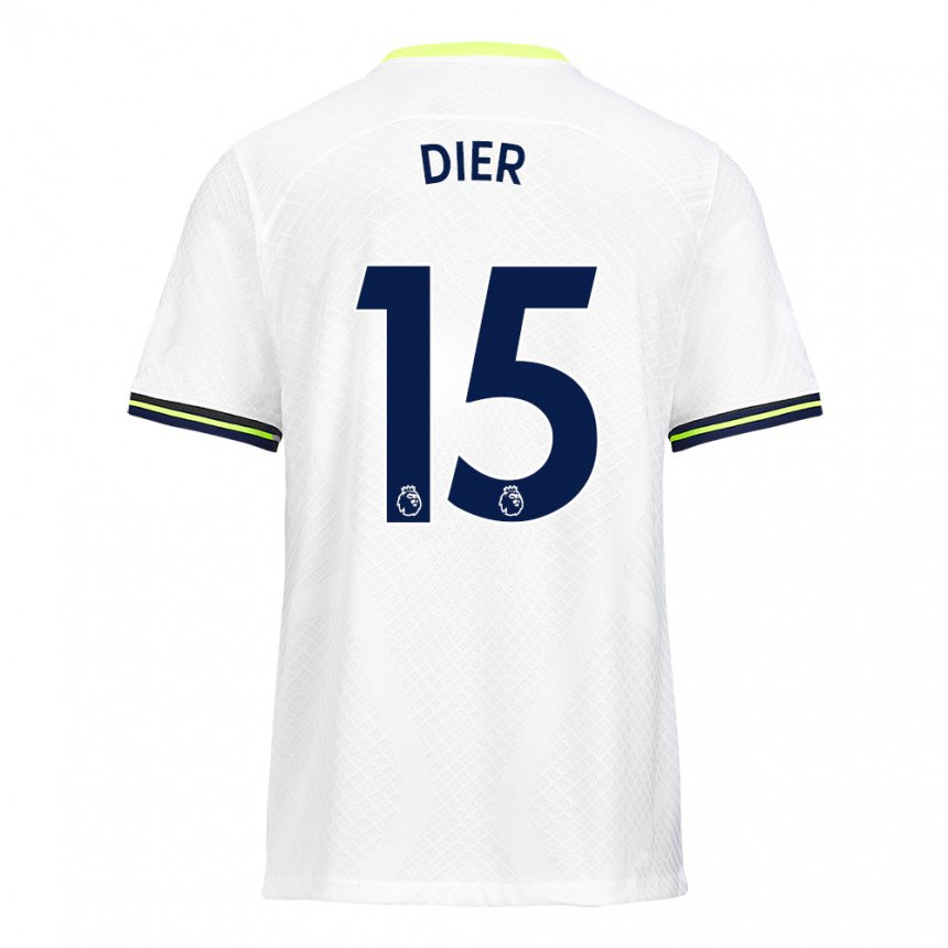 Herren Eric Dier #15 Weiß Grün Heimtrikot Trikot 2022/23 T-shirt Belgien