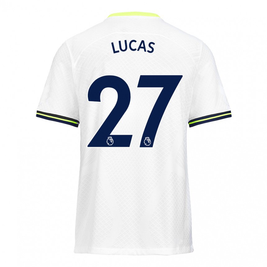 Herren Lucas Moura #27 Weiß Grün Heimtrikot Trikot 2022/23 T-shirt Belgien