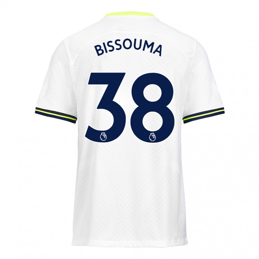 Herren Yves Bissouma #38 Weiß Grün Heimtrikot Trikot 2022/23 T-shirt Belgien