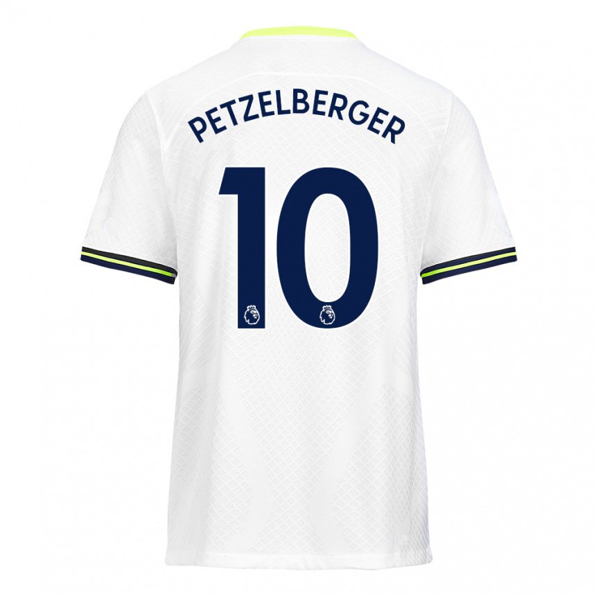 Herren Ramona Petzelberger #10 Weiß Grün Heimtrikot Trikot 2022/23 T-shirt Belgien