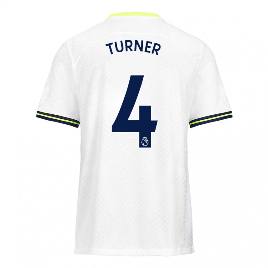 Herren Amy Turner #4 Weiß Grün Heimtrikot Trikot 2022/23 T-shirt Belgien