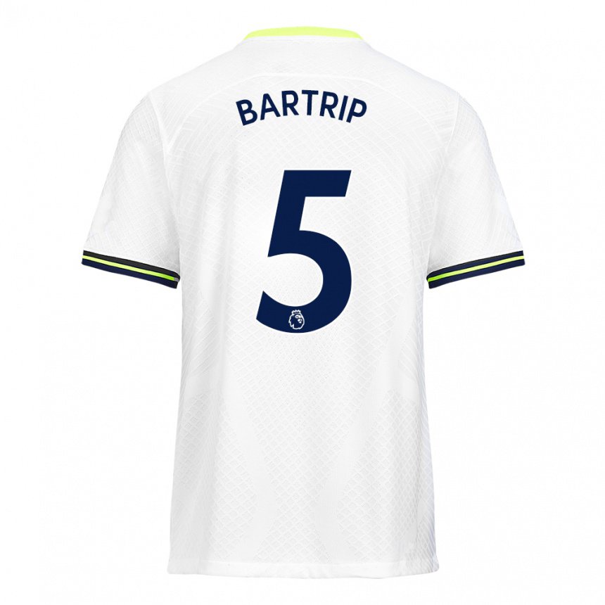Herren Molly Bartrip #5 Weiß Grün Heimtrikot Trikot 2022/23 T-shirt Belgien