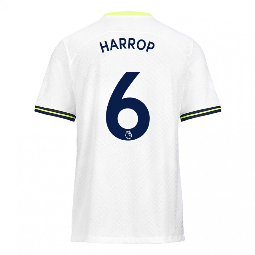 Herren Kerys Harrop #6 Weiß Grün Heimtrikot Trikot 2022/23 T-shirt Belgien