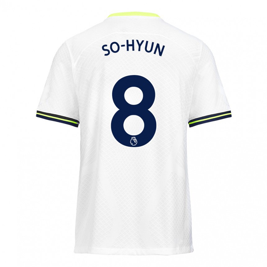Herren Cho So-hyun #8 Weiß Grün Heimtrikot Trikot 2022/23 T-shirt Belgien
