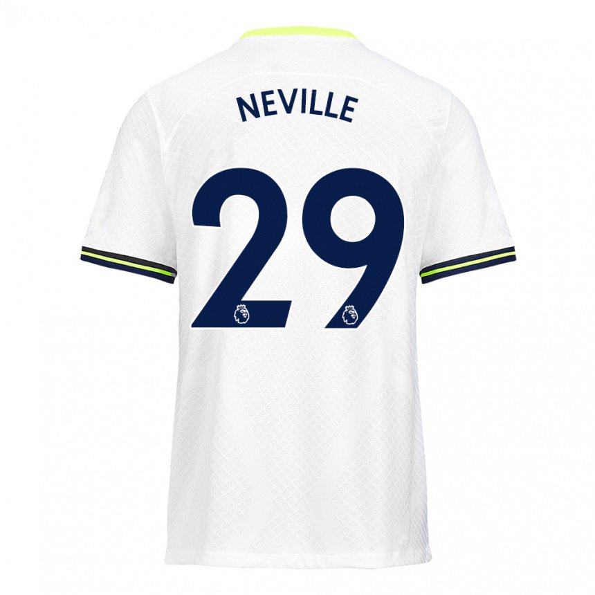 Herren Ashleigh Neville #29 Weiß Grün Heimtrikot Trikot 2022/23 T-shirt Belgien