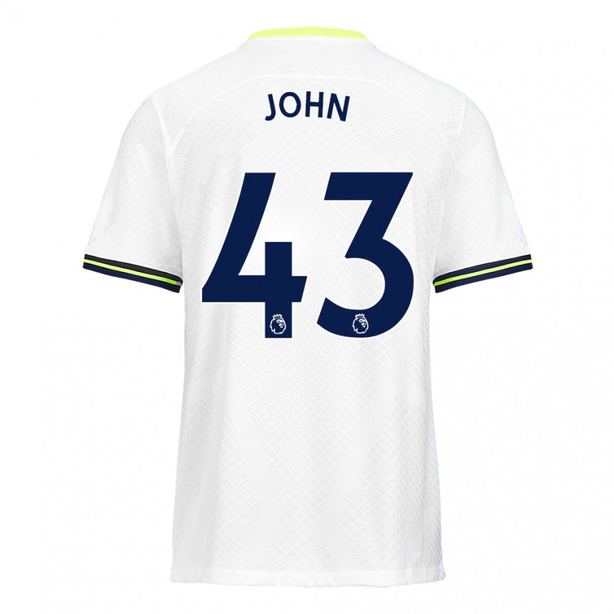 Herren Nile John #43 Weiß Grün Heimtrikot Trikot 2022/23 T-shirt Belgien