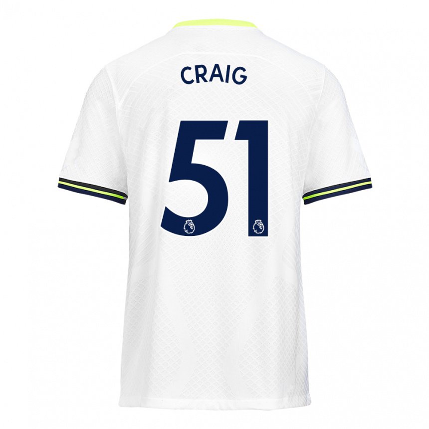 Herren Matthew Craig #51 Weiß Grün Heimtrikot Trikot 2022/23 T-shirt Belgien
