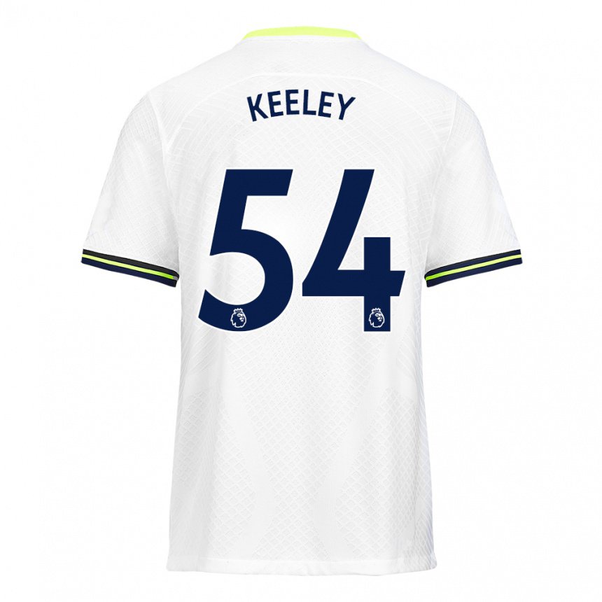 Herren Josh Keeley #54 Weiß Grün Heimtrikot Trikot 2022/23 T-shirt Belgien