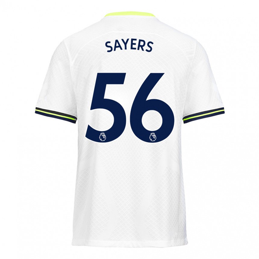 Herren Charlie Sayers #56 Weiß Grün Heimtrikot Trikot 2022/23 T-shirt Belgien