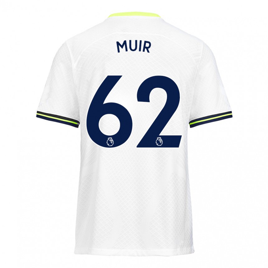 Herren Marqes Muir #62 Weiß Grün Heimtrikot Trikot 2022/23 T-shirt Belgien