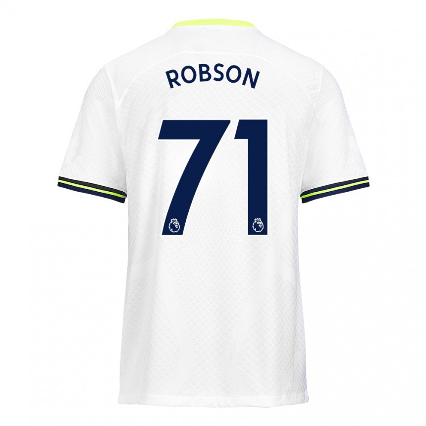 Herren Max Robson #71 Weiß Grün Heimtrikot Trikot 2022/23 T-shirt Belgien