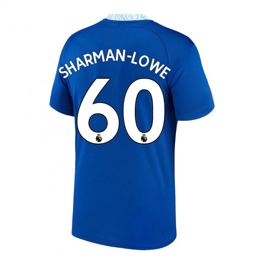 Herren Teddy Sharman-lowe #60 Dunkelblau Heimtrikot Trikot 2022/23 T-shirt Belgien