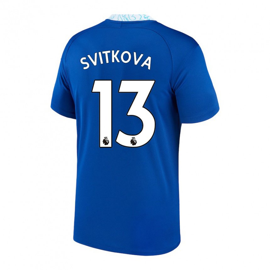 Herren Katerina Svitkova #13 Dunkelblau Heimtrikot Trikot 2022/23 T-shirt Belgien