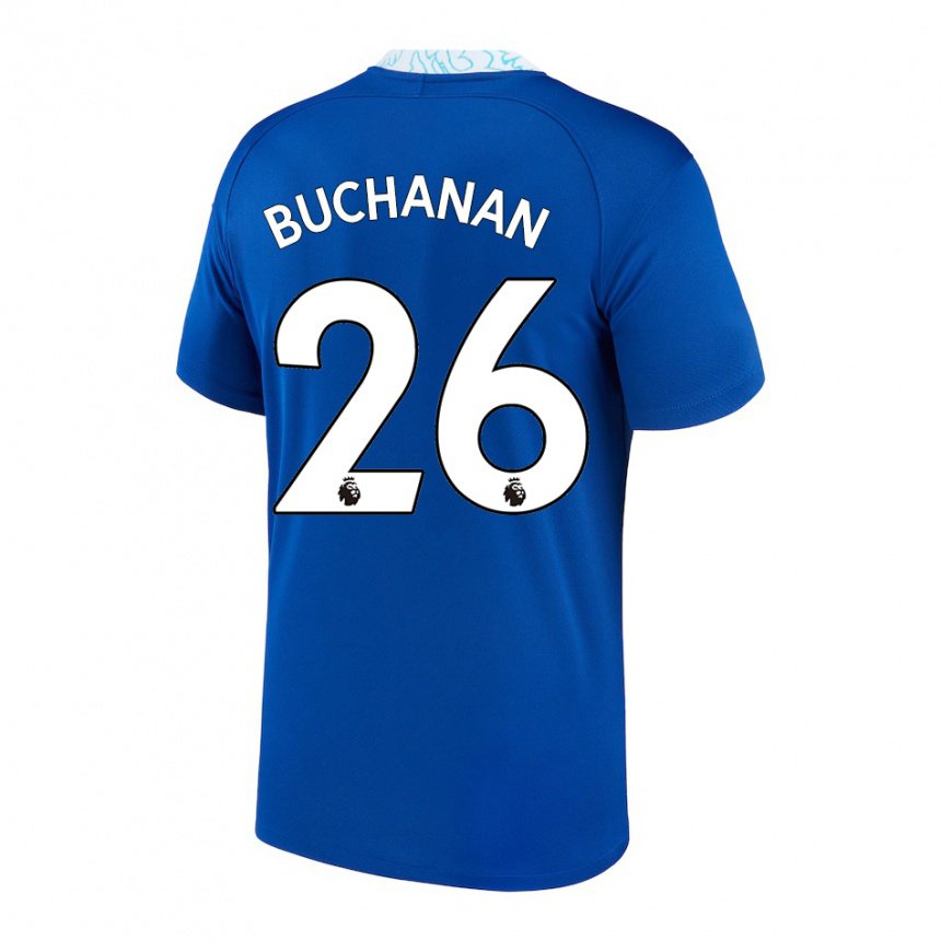 Herren Kadeisha Buchanan #26 Dunkelblau Heimtrikot Trikot 2022/23 T-shirt Belgien
