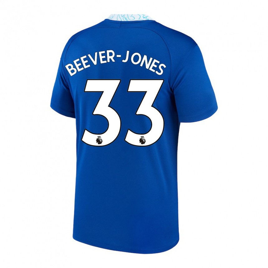 Herren Aggie Beever-jones #33 Dunkelblau Heimtrikot Trikot 2022/23 T-shirt Belgien