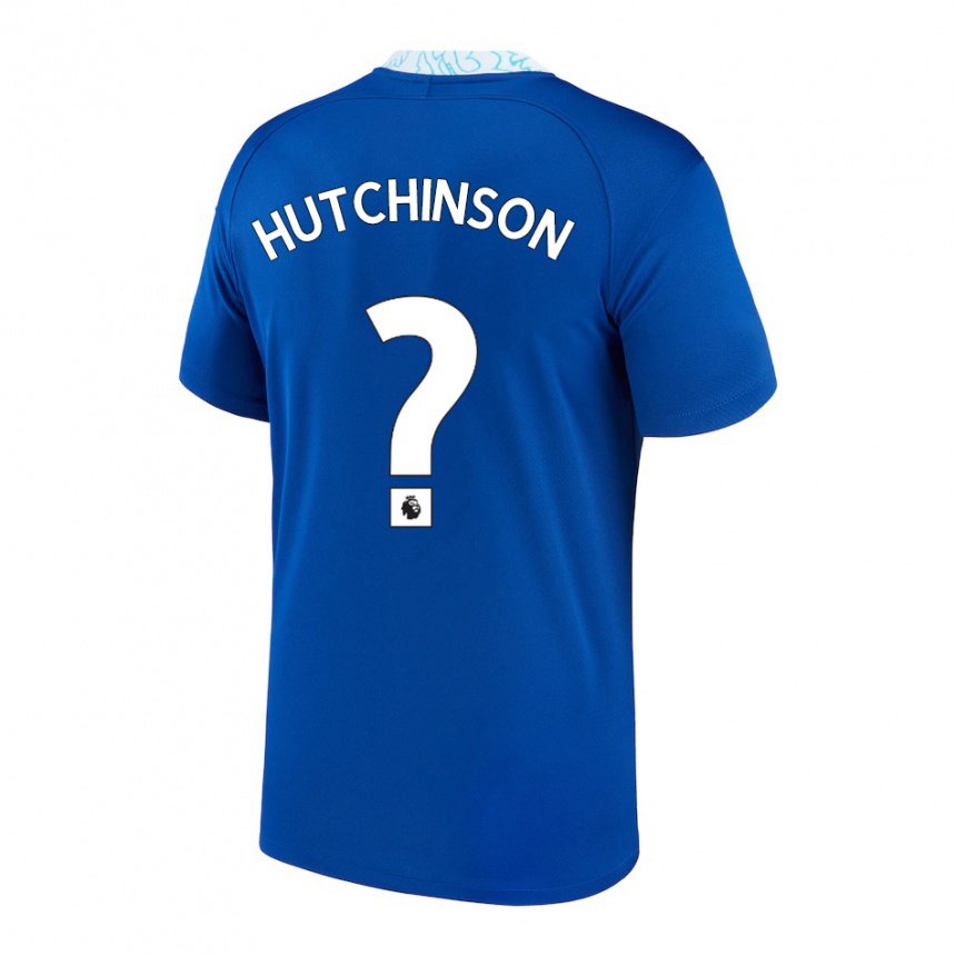 Herren Omari Hutchinson #0 Dunkelblau Heimtrikot Trikot 2022/23 T-shirt Belgien