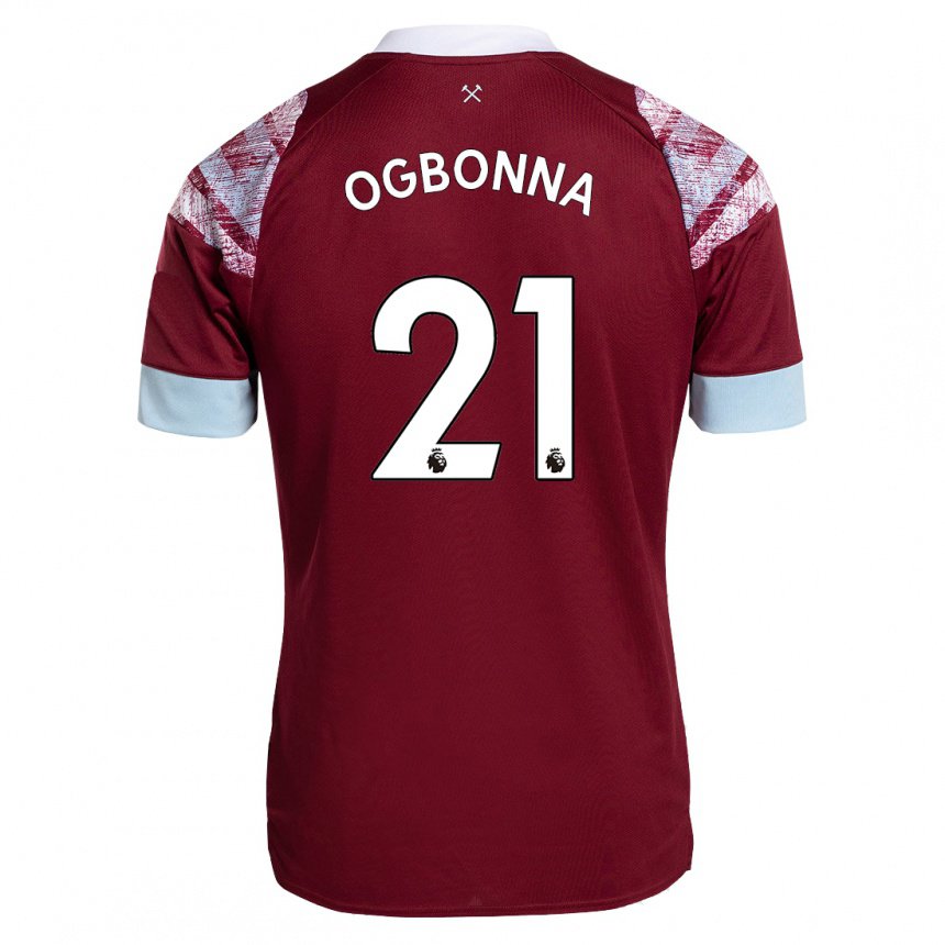 Herren Angelo Ogbonna #21 Rotwein Heimtrikot Trikot 2022/23 T-shirt Belgien