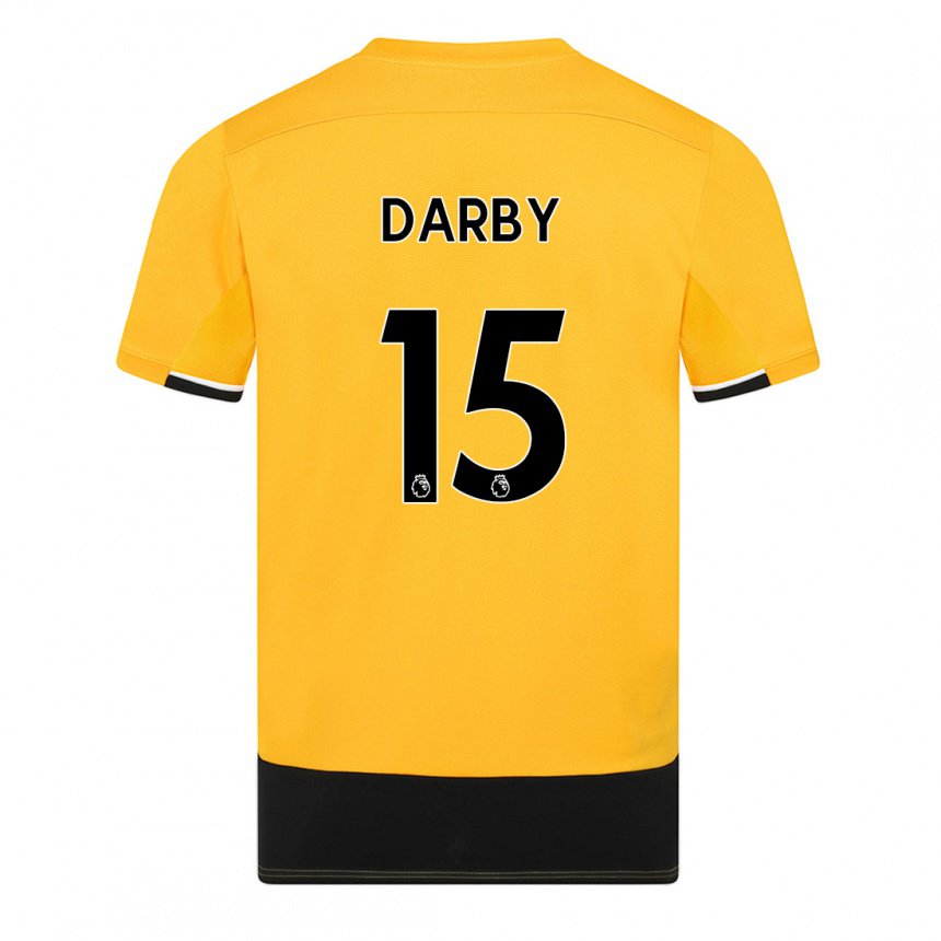 Herren Kelly Darby #15 Gelb Schwarz Heimtrikot Trikot 2022/23 T-shirt Belgien