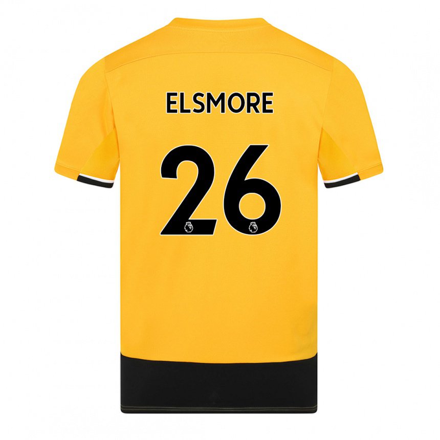 Herren Ria Elsmore #26 Gelb Schwarz Heimtrikot Trikot 2022/23 T-shirt Belgien