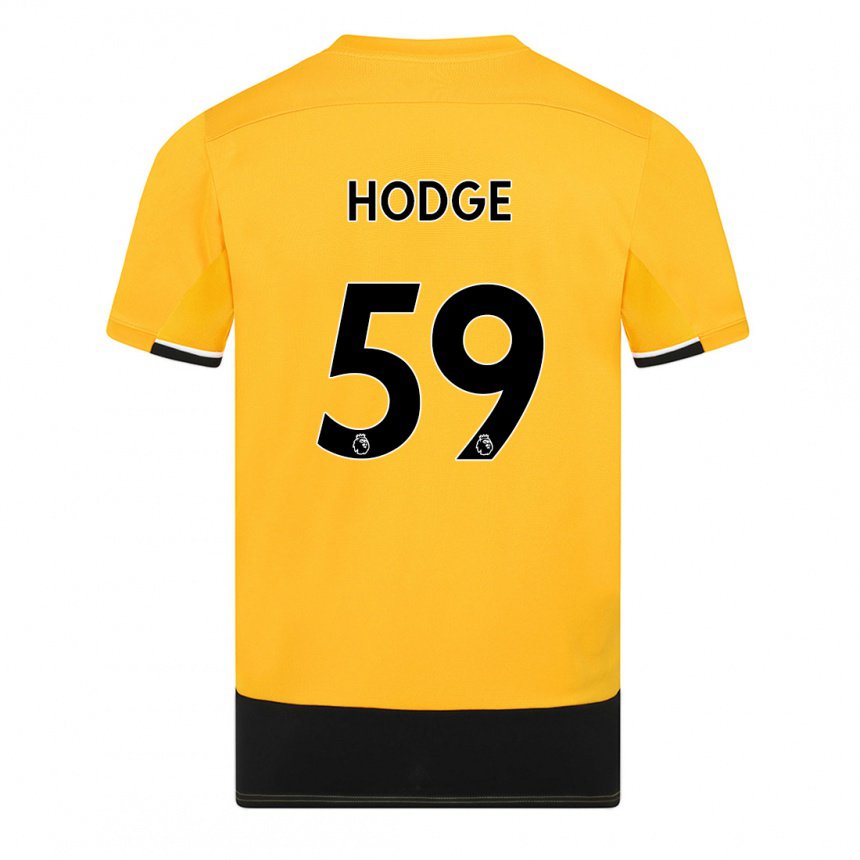 Herren Joe Hodge #59 Gelb Schwarz Heimtrikot Trikot 2022/23 T-shirt Belgien