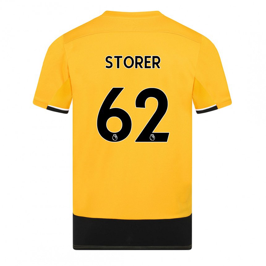 Herren James Storer #62 Gelb Schwarz Heimtrikot Trikot 2022/23 T-shirt Belgien