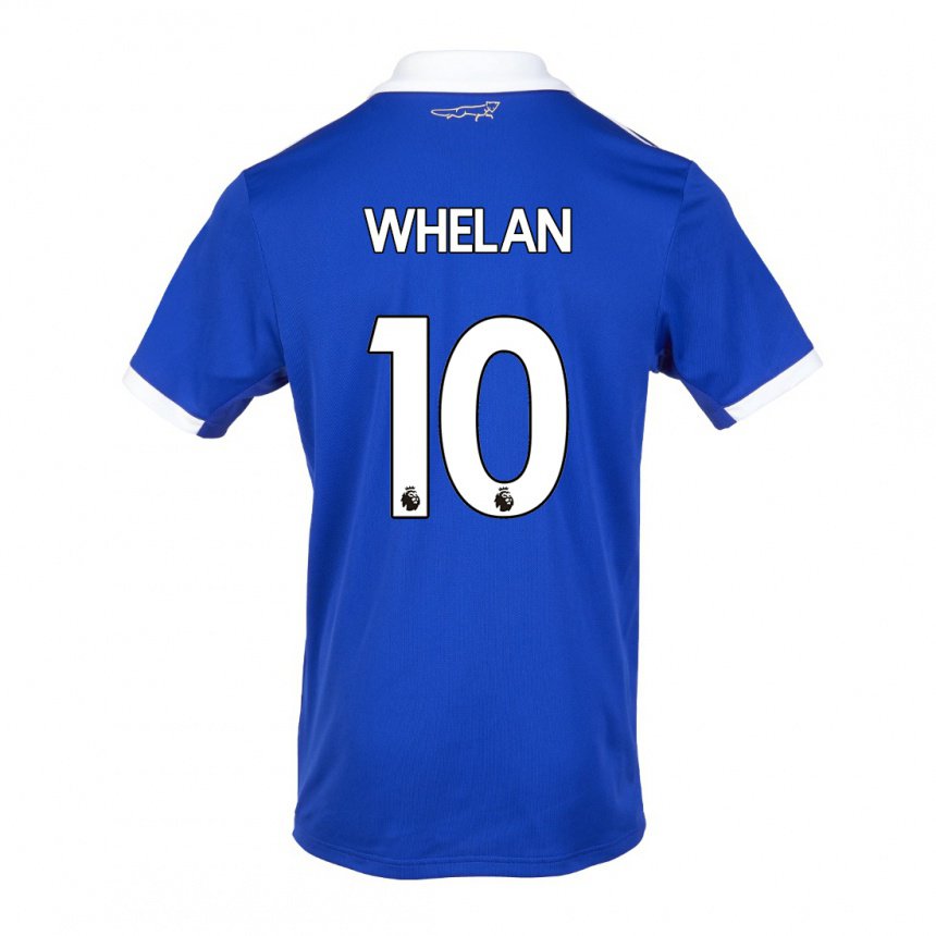 Herren Aileen Whelan #10 Blau Weiss Heimtrikot Trikot 2022/23 T-shirt Belgien