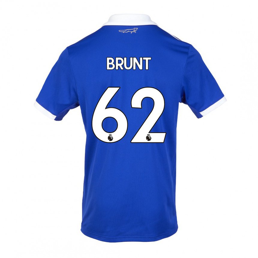 Herren Lewis Brunt #62 Blau Weiss Heimtrikot Trikot 2022/23 T-shirt Belgien