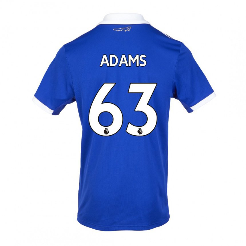 Herren Bayli Spencer Adams #63 Blau Weiss Heimtrikot Trikot 2022/23 T-shirt Belgien
