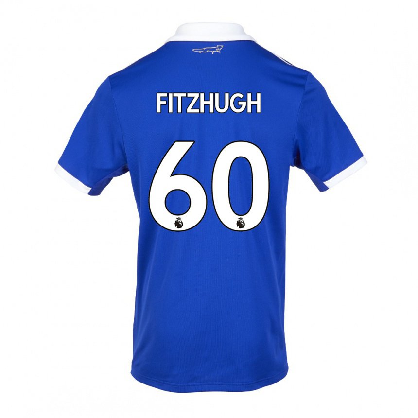 Homme Maillot Ethan Fitzhugh #60 Bleu Blanc Tenues Domicile 2022/23 T-shirt Belgique