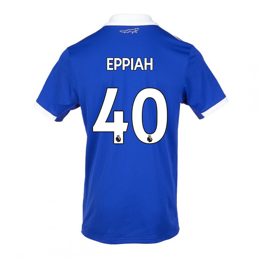 Herren Josh Eppiah #40 Blau Weiss Heimtrikot Trikot 2022/23 T-shirt Belgien